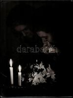 cca 1963 Medgyesi László (?-?) kecskeméti fotóművész 2 db feliratozott vintage fotója, 39x29 cm