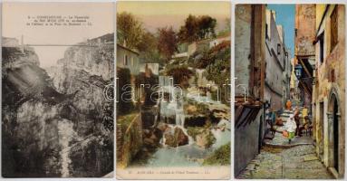 15 db RÉGI francia afrikai gyarmati városképes lap jó minőségben / 15 pre-1945 French African coloni...