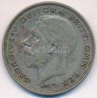 Nagy-Britannia 1928. 1/2C Ag "V. György" T:2-,3  Great Britain 1928. 1/2 Crown Ag "George V" C:VF,F