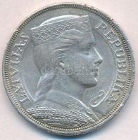 Lettország 1929. 5L Ag T:2 ph.
Latvia 1929. 5 Lati Ag C:XF edge error
Krause KM# 9