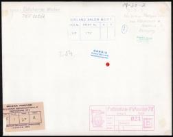 cca 1960 Medgyesi László (?-?) kecskeméti fotóművész 2 db feliratozott vintage fotója, sarkán kisebb...