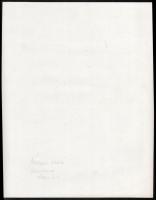 cca 1960 Medgyesi László (?-?) kecskeméti fotóművész 2 db feliratozott vintage fotója, sarkán kisebb...