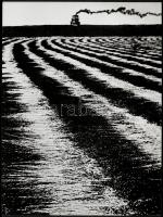 cca 1975 Gebhardt György (1910-1993) hagyatékából 3 db feliratozott vintage fotóművészeti alkotás, 3...