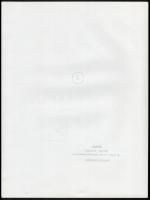 cca 1975 Gebhardt György (1910-1993) hagyatékából 3 db feliratozott vintage fotóművészeti alkotás, 3...