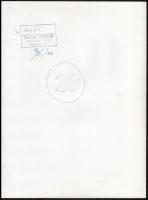 cca 1976 Zsigri Oszkár (1933-?) budapesti fotóművész hagyatékából 2 db vintage fotóművészeti alkotás...