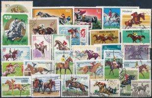 1956-1985 Horse 28 stamps, 1956-1985 Ló motívum 28 klf bélyeg