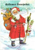 26 db MODERN Mikulás motívumlap / 26 MODERN Saint Nicholas motive cards