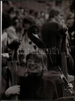 cca 1984 Zsigri Oszkár (1933-?) budapesti fotóművész hagyatékából 2 db vintage fotóművészeti alkotás...