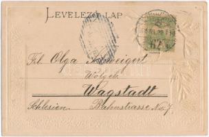 Budapest V. Királyi bérpalota. Címeres Emb. litho (EK)