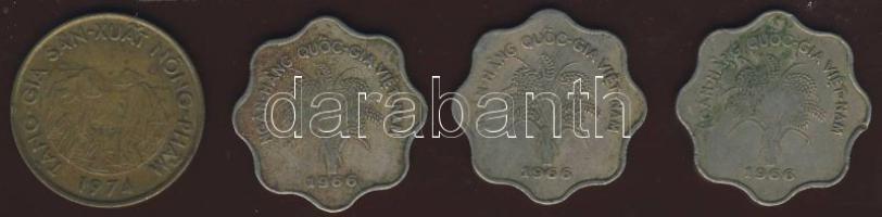 Dél-Vietnam 1966. 5D (3x) + 1974. 10D T:2/3,3