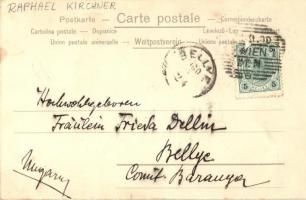 Geisha IX. Christoph Reisser's Söhne, Art Nouveau litho s: Raphael Kirchner