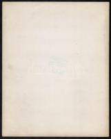 cca 1936 Czvek Gyula 2 db pecséttel jelzett, vintage fotóművészeti alkotása, 30x24 cm