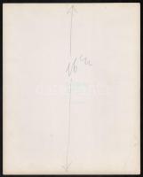 cca 1936 Czvek Gyula 2 db pecséttel jelzett, vintage fotóművészeti alkotása, 30x24 cm