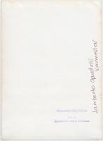 1978 Lamberto Gardelli (1915-1998) karmester aláírása őt magát ábrázoló fotón