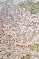 cca 1720 Johann Baptist Homann: Marchionatus Moraviae Circulus Preroviensis quem Mandato Caesareo ac...