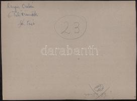 cca 1975 Kortárs fotóművészeti alkotások, 3 db jelzett, feliratozott vintage fotó, kettő kasírozva, ...