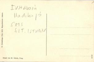 SMS Szent István K.u.K. haditengerészet Tegetthoff-osztályú csatahajója. G. Costalunga / K.u.K. Krie...