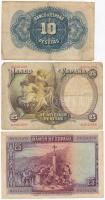 Spanyolország 1928. 25P + 1931. 25P + 1935. 10P T:III,III-
Spain 1928. 25 Pesetas + 1931. 25 Peseta...