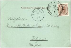 1899 Olomouc, Olmütz; Israelitischer Tempel, Hermann Seibt (Kretzschmar & Schatz) / synagogue, J...