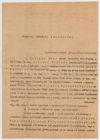 1943 Pattantyús-Ábrahám Dezső 1919-es miniszterelnök 2 db gépelt levele illetve hozzá kapcsolódó adá...