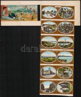 Peterhead, Come and see the sea - foldable leporello postcard, 'The Milton Series' No. 64....