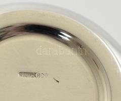 Ezüst(Ag) mini füles kiöntő, jelzett, m: 4,5 cm, nettó: 26,4 g