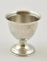 Ezüst(Ag) tojástartó, jelzett, m: 5 cm, nettó: 12,1 g