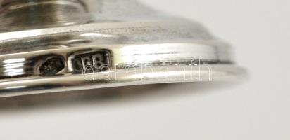 Ezüst(Ag) tojástartó, jelzett, m: 5 cm, nettó: 12,1 g