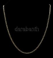 Ezüst(Ag) figaro nyaklánc, jelzett, h: 46,5 cm, nettó: 7,1 g