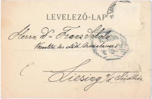 1899 Szombathely, Lovassági laktanya. Apfel H. C. / Cavallerie Kaserne