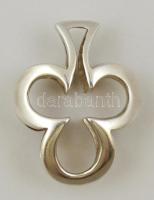 Ezüst(Ag) Treff mintájú függő, jelzett, 3x2,3 cm, nettó: 9,4 g