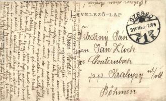 Szeged, Klauzál tér, gyógyszertár, piac, Kereskedelmi és iparbank, Lesinger Mór, Schwarcz és társa, ...