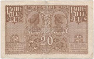 Románia / Német megszállás 1917. 20L T:III-
Romania / German occupation 1917. 20 Lei C:VG
Krause M...