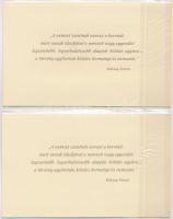 2000. 2000Ft "Millennium" (2x) eredeti, bontatlan csomagolásban, sorszámkövetők T:I