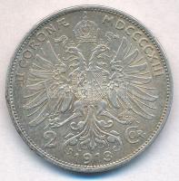 Ausztria 1913. 2K Ag "Ferenc József" T:2
Austria 1913. 2 Corona Ag "Franz Joseph&quo...