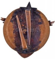 DN "O.M.R.E. (Országos Magyar Repülő Egyesület)" zománcozott fém sapkajelvény T:2,2- zomán...