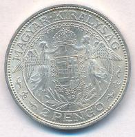 1936. 2P Ag "Madonna" T:1-
Adamo P7