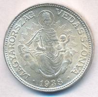 1938. 2P Ag "Madonna" T:1- Adamo P7