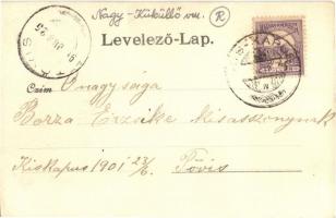 Kiskapus, Kleinkopisch, Copsa Mica; tér evangélikus és római katolikus templommal. Fritz Guggenberge...