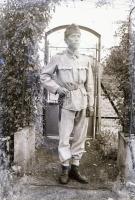 cca 1936 Katonai üveglemez negatívok, 6 db vintage negatív, 6x9 cm és 9x12 cm