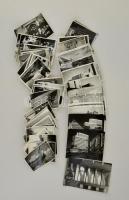 cca 1970 Kecskeméti városképek, 53 db vintage fotó Vincze János (1922-1998) hagyatékából, 6x9 cm és 9x14 cm között