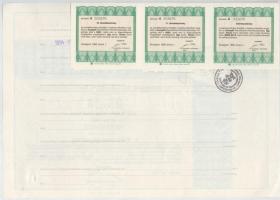 Budapest 1992. "Aranypók Kereskedelmi Részvénytársaság" névre szóló részvénye 10.000Ft ért...