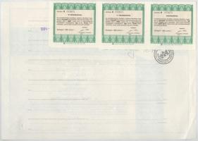 Budapest 1992. "Aranypók Kereskedelmi Részvénytársaság" névre szóló részvénye 10.000Ft ért...