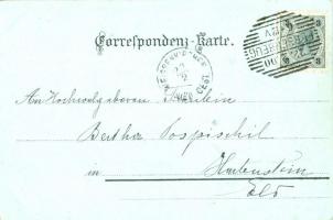 Ybbs an der Donau, Ibbs; Brüder Pick's 1116. silver decorated floral litho