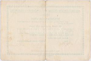 Budapest 1923. "Kékkuti Gyógy- és Ásványvíz Részvénytársaság" részvényutalvány 25.000K-ról...