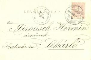 1899 Nagyszombat, Trnava, Tyrnau; Alsó Hosszú utca üzletekkel, Boja István (?) üzlete. Hans Nachbarg...