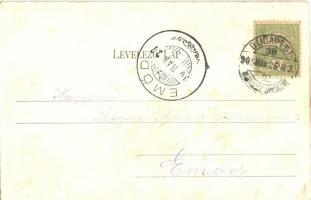 Füzesabony, vasútállomás utca és vágányok felőli nézet   (EK)