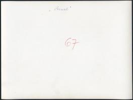 cca 1989 Budapest, VIII., az Állami Biztosító épülete a Köztársaság tér - Luther utca sarkán, 3 db f...