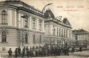 Újvidék, Novi Sad; Törvényszéki palota, kerékpár, Klein Vilmos kiadása / court, bicycle (EK)