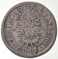 1678K-B 15kr Ag "I. Lipót" Körmöcbánya (6,23g) T:2 /
Hungary 1678K-B 15 Kreuzer Ag "...